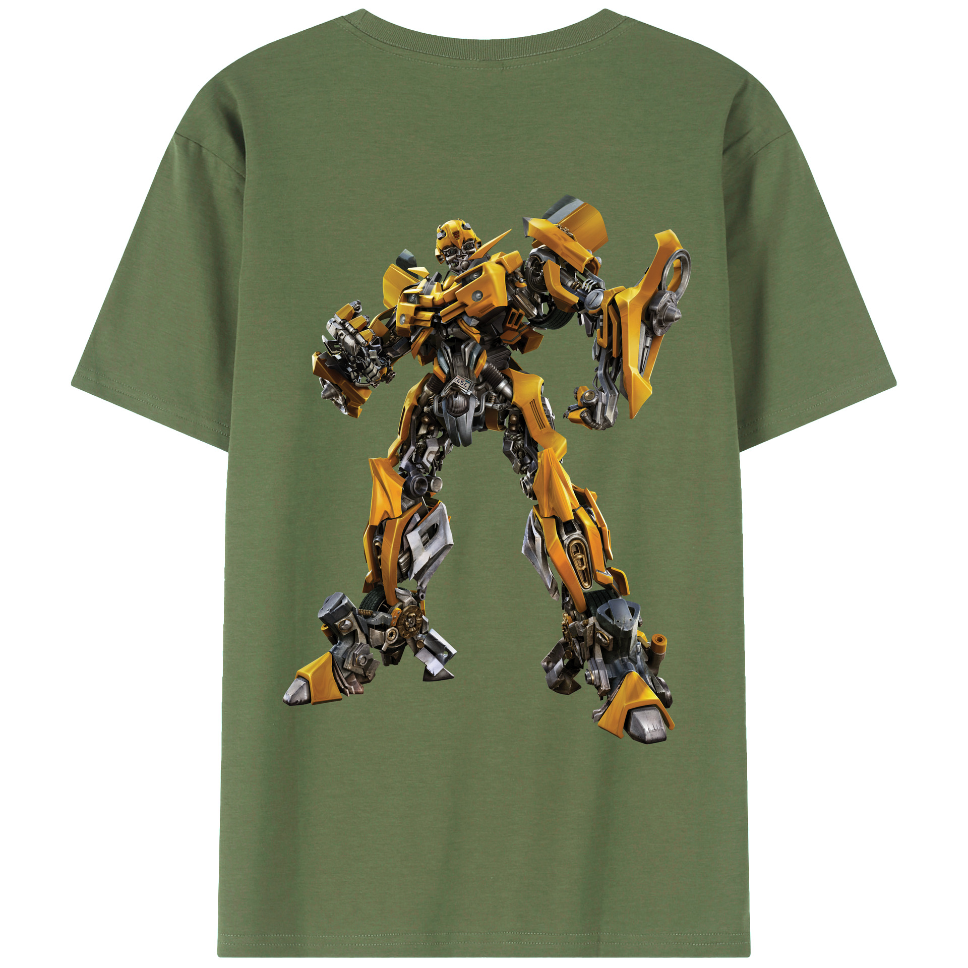 （画像用）  綿100％ メンズ半袖Tシャツ（バックプリント） 通気性